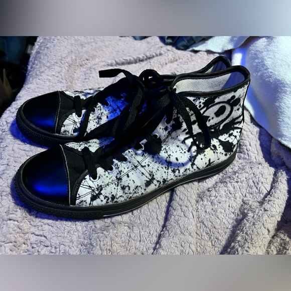 JACK SKELLINGTON UNISEX CANVAS SHOES – HIGH TOP KY31 Size 9 UNISEX - Picture 15 of 16